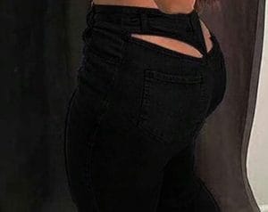 Dark Top Out Jeans